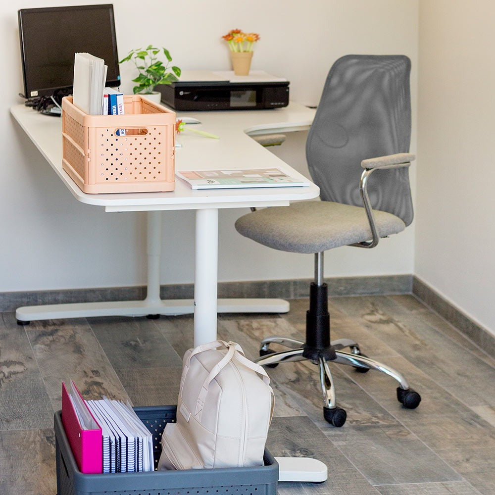Compact Folding Crate - Peach Pink