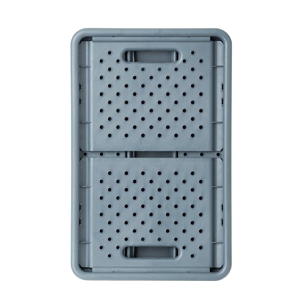 Compact Folding Crate - Charcoal Black