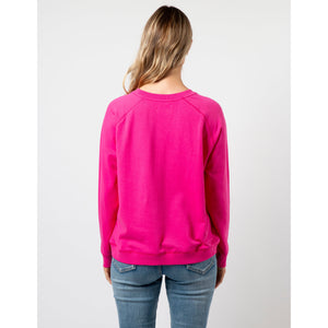 Neon Pink Sweater with Bow - Stella + Gemma