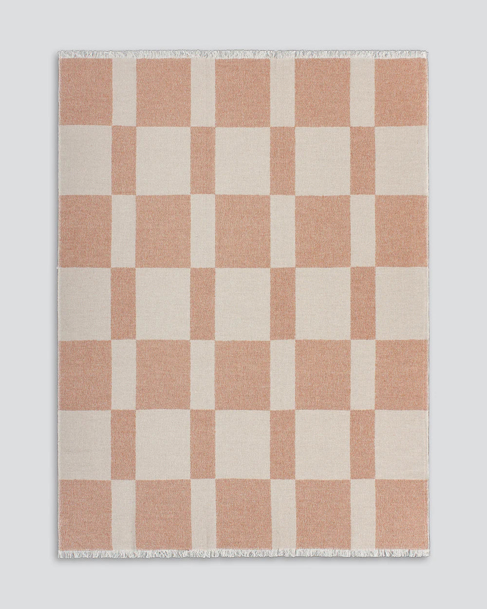 Baya Winton Throw - Coral NZ Wool Mixed Blanket