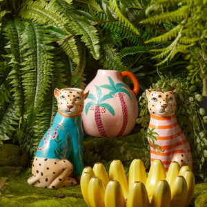 Emporium Pierson Leopard Planter Blue