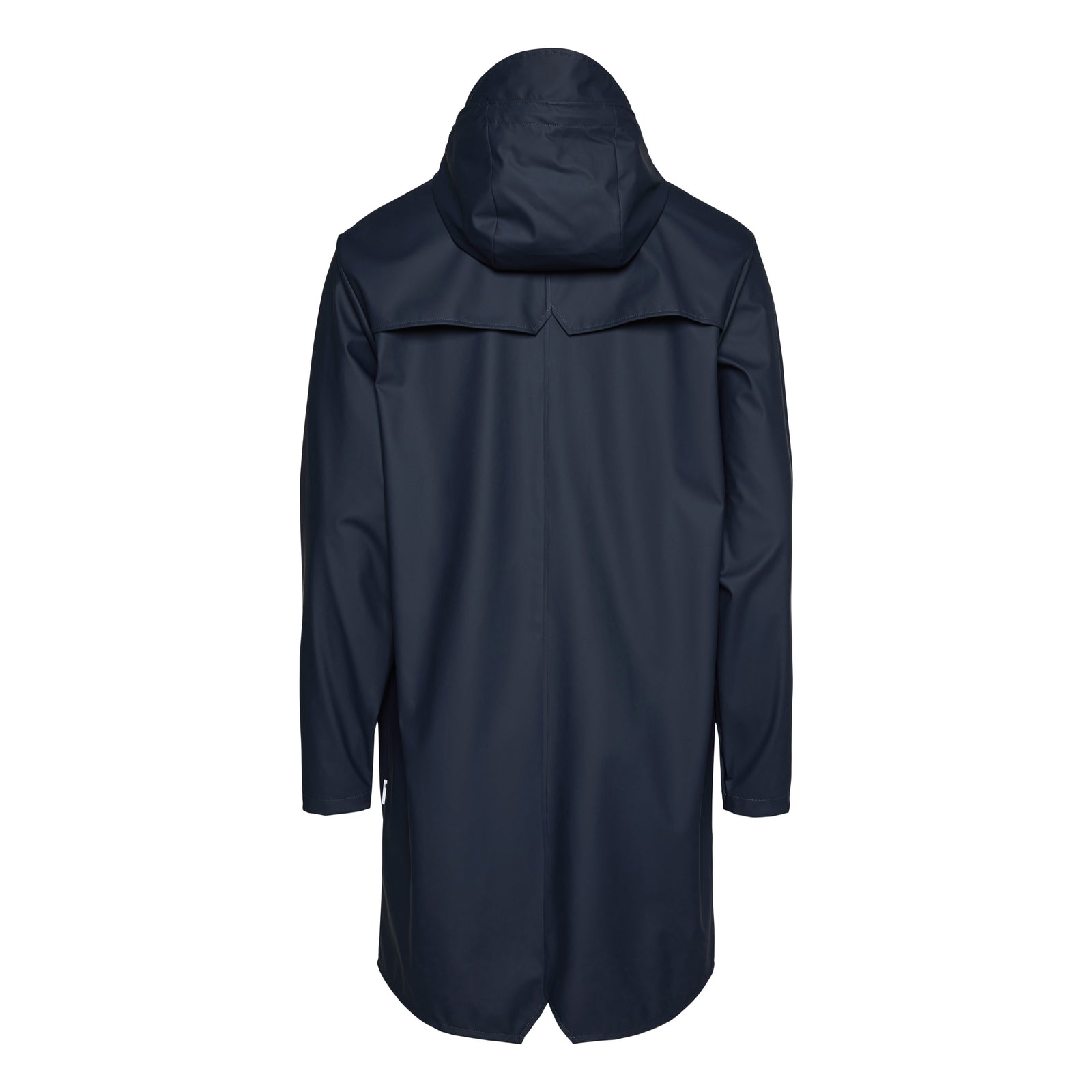 Rains Navy Long Jacket