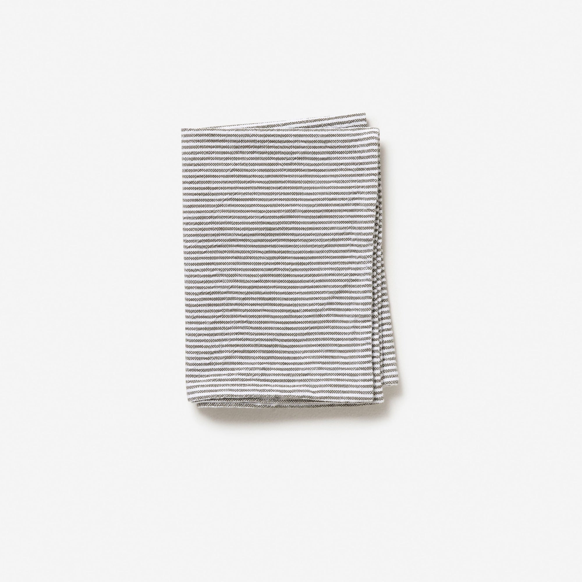 Citta Olive Stripe Washed Cotton Tea Towel