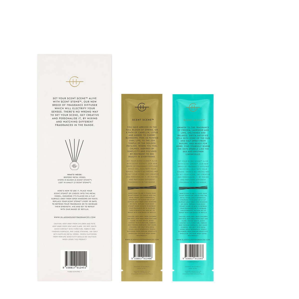 Scent Scene Duo: Amalfi & Kyoto