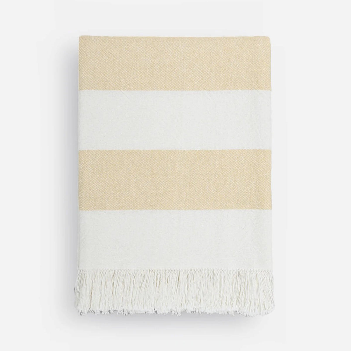 Baya Butter Cheltenham Cotton Throw