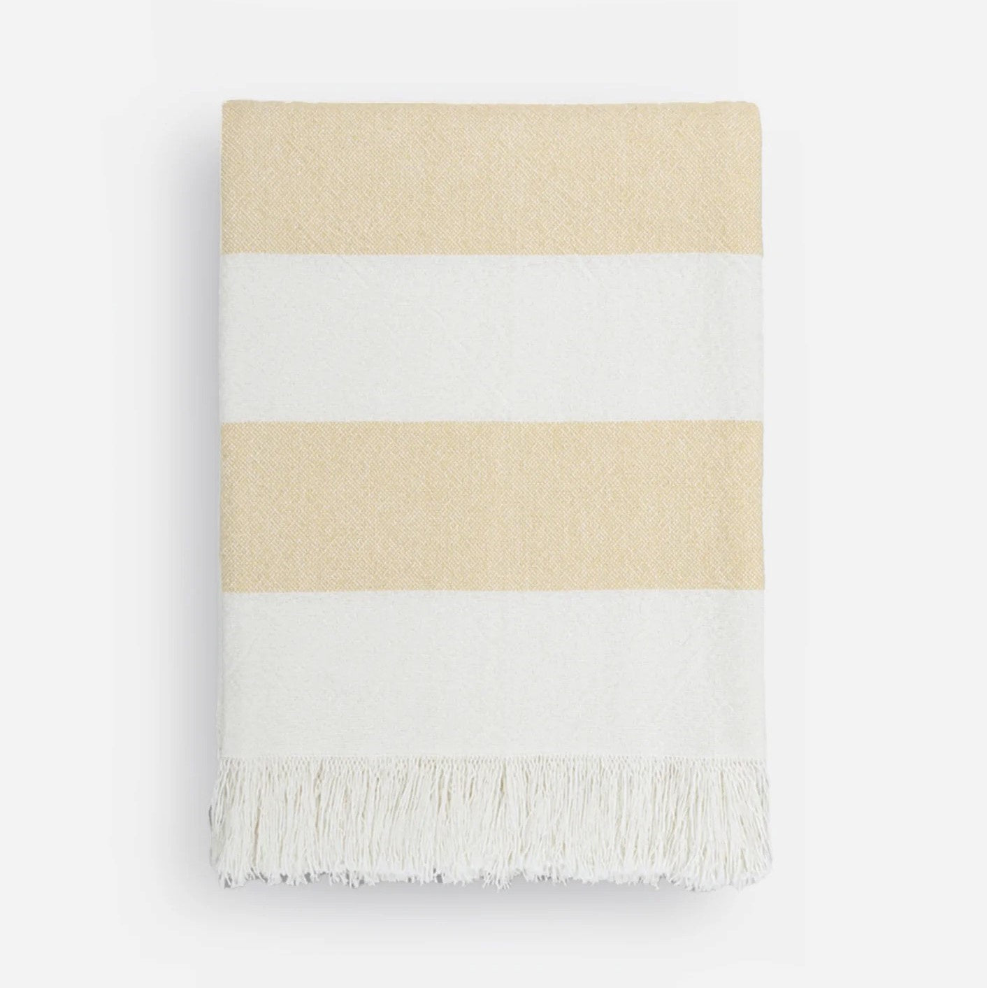 Baya Butter Cheltenham Cotton Throw