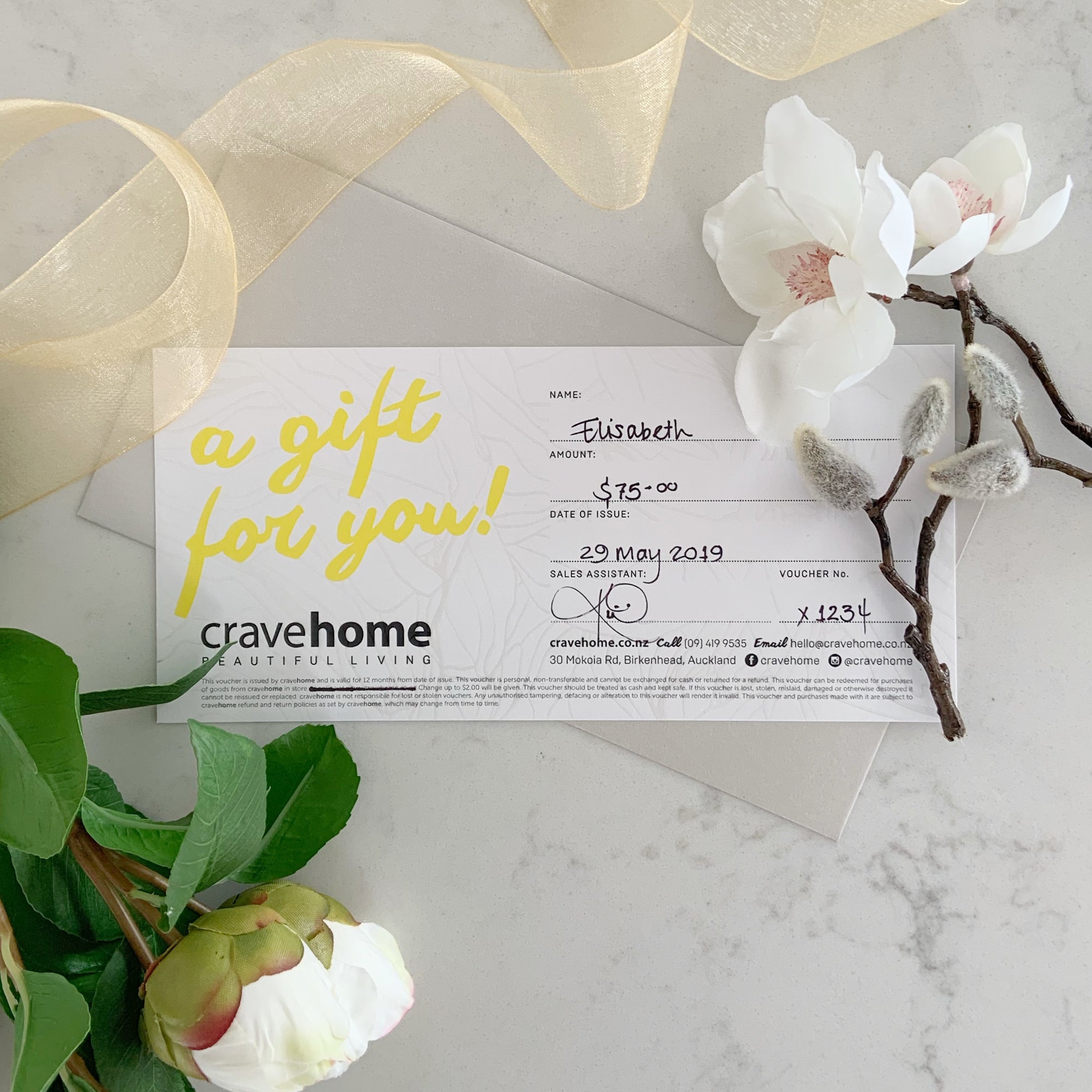 cravehome $75 Gift Card