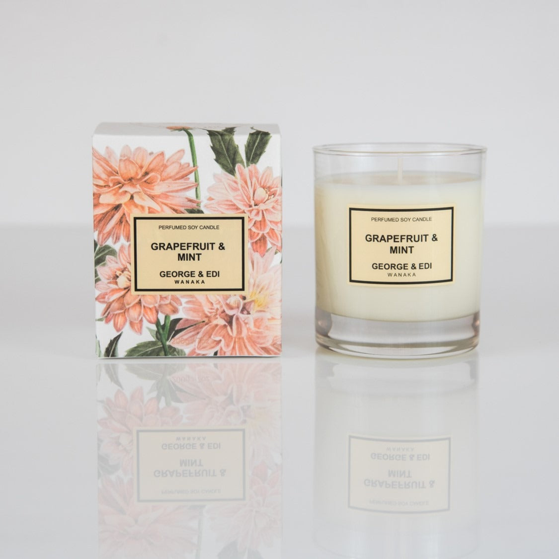 George & Edi Grapefruit Mint Candle