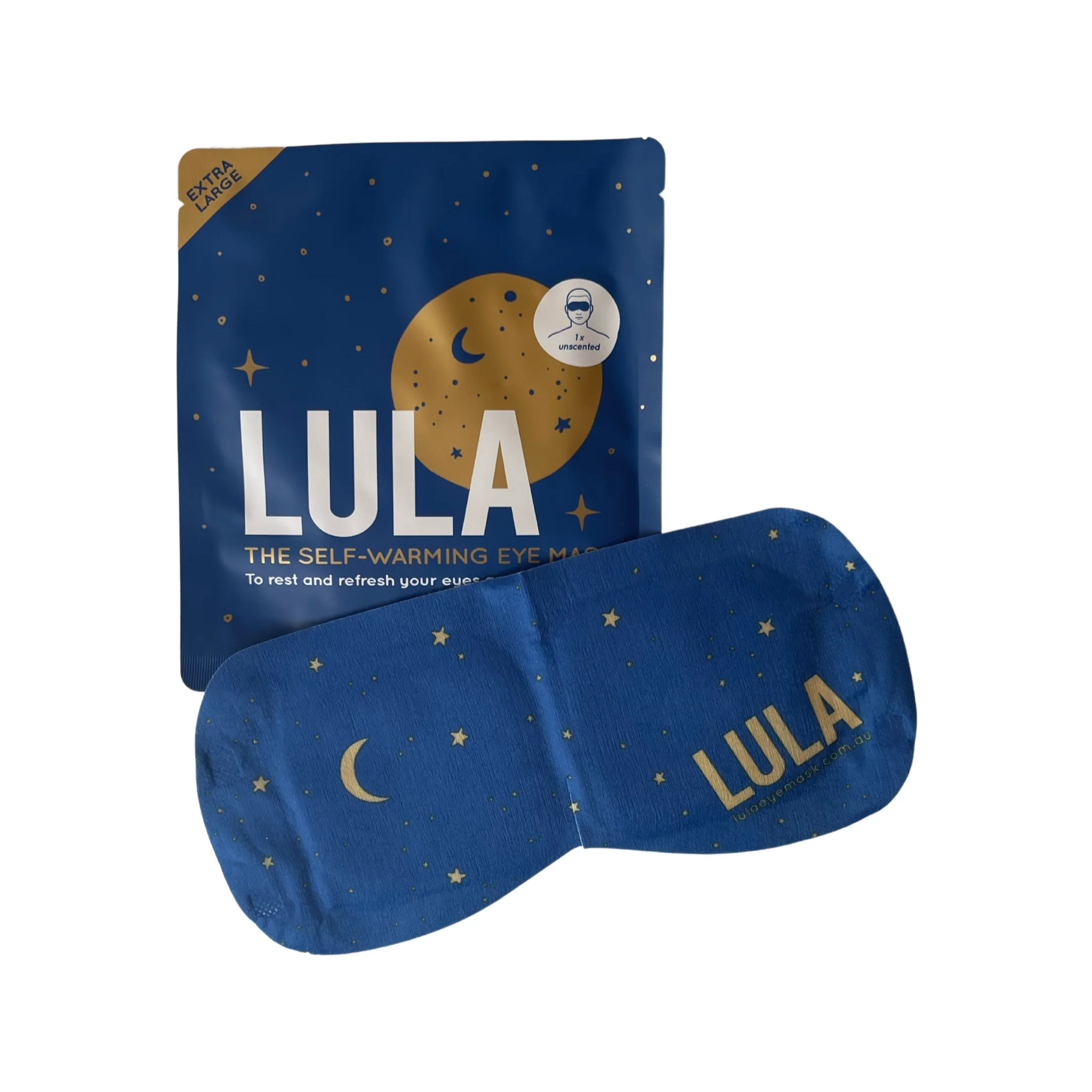 Lula Unscented Extra Large Self Warming Eye Mask