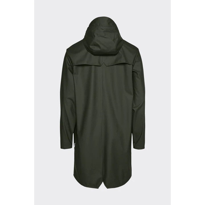 Rains Green Long Jacket