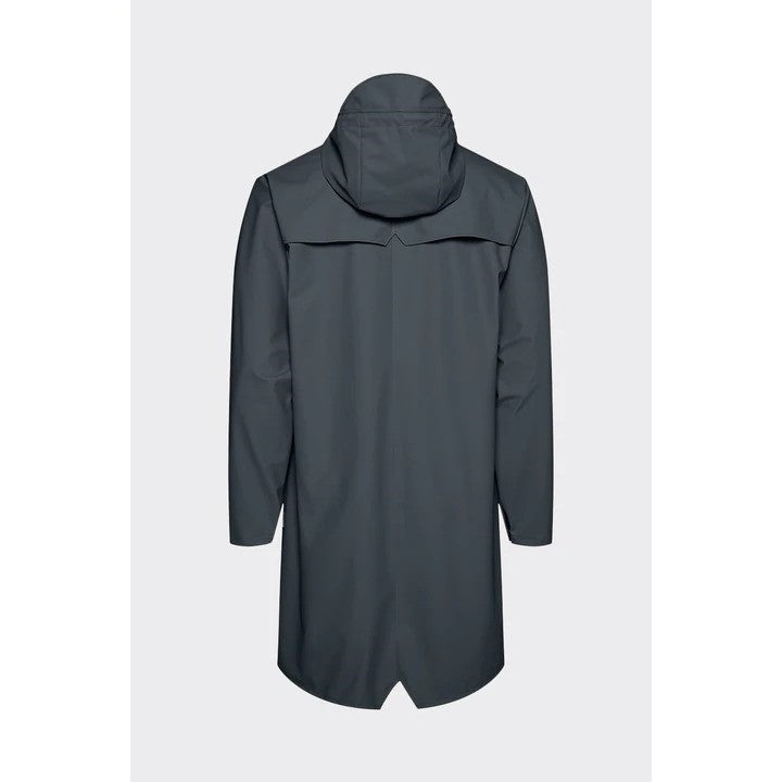 Rains Slate Long Jacket
