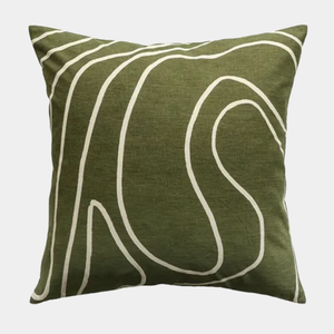 Olive Picchu Cushion
