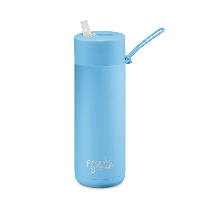 Frank Green Ceramic Reusable Bottle w Straw 20oz
