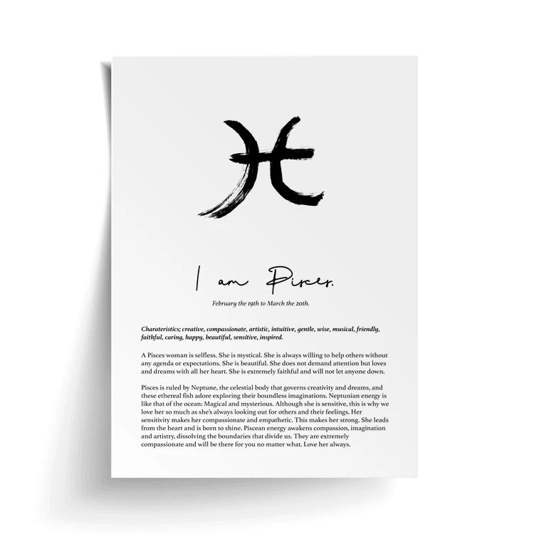 Papier HQ Pisces A4 Print