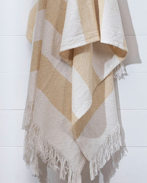 Baya Butter Cheltenham Cotton Throw