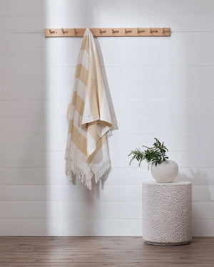 Baya Butter Cheltenham Cotton Throw