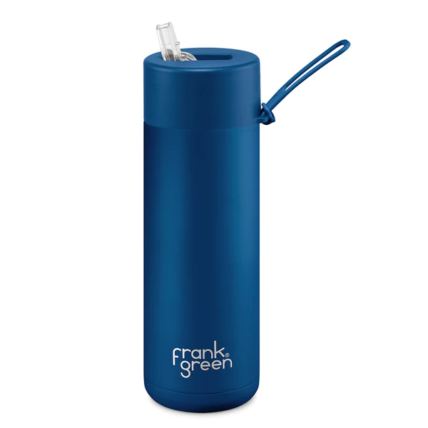 Frank Green Ceramic Reusable Bottle w Straw 20oz