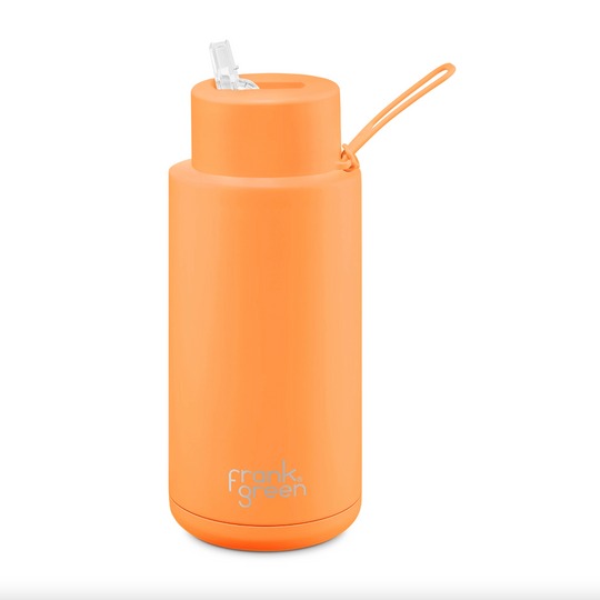 34oz Frank Green Ceramic Reusable Bottle w Straw