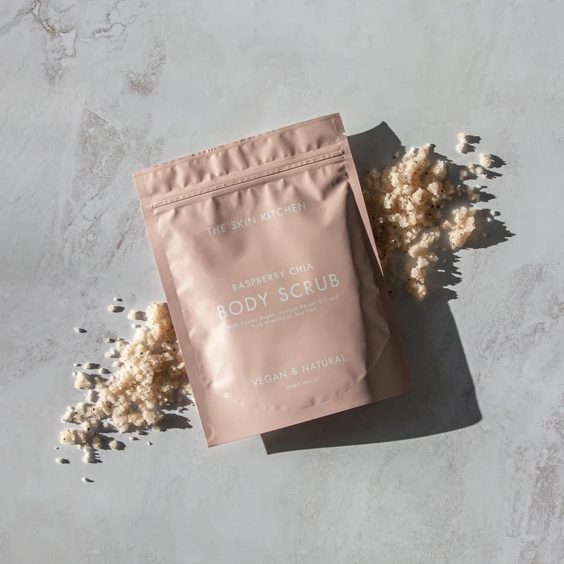 The Skin Kitchen Raspbery Chia Scrub