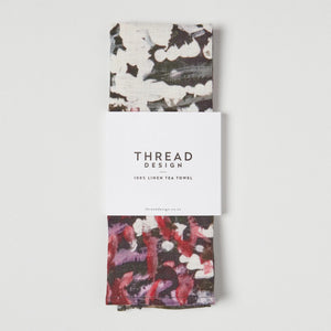 Thread Design Secret Garden Linen Tea Towel